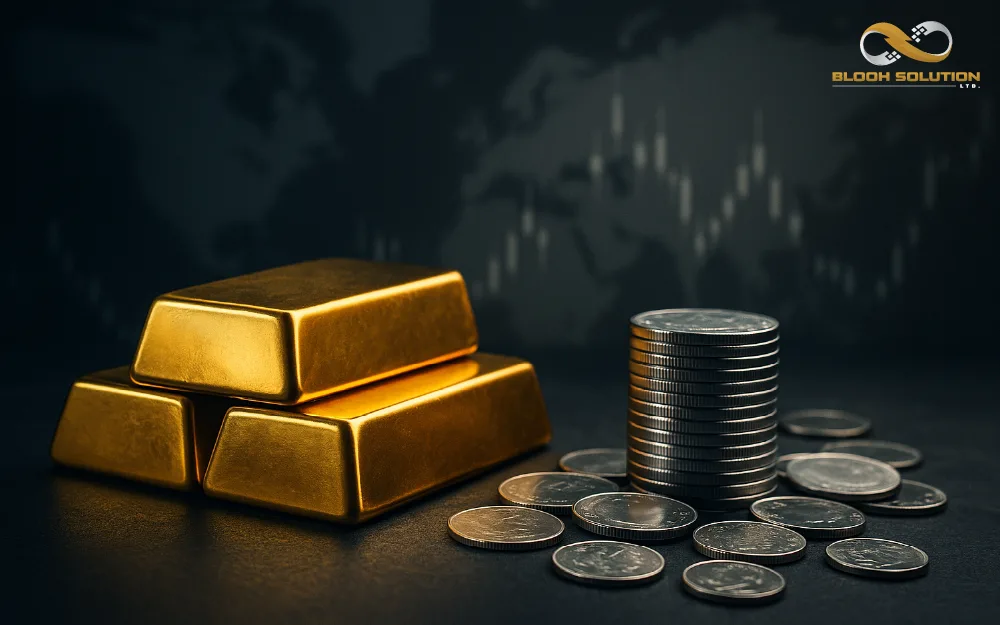 BLOOH Solution - 05. September 2025 BLOOH Solution - BLOOH Solution analysiert Gold und Silber: Commodities im Spannungsfeld globaler Entwicklungen